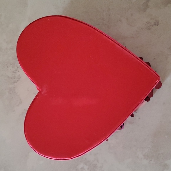 Sequin Heart Keepsake Box nwot - Picture 4 of 4